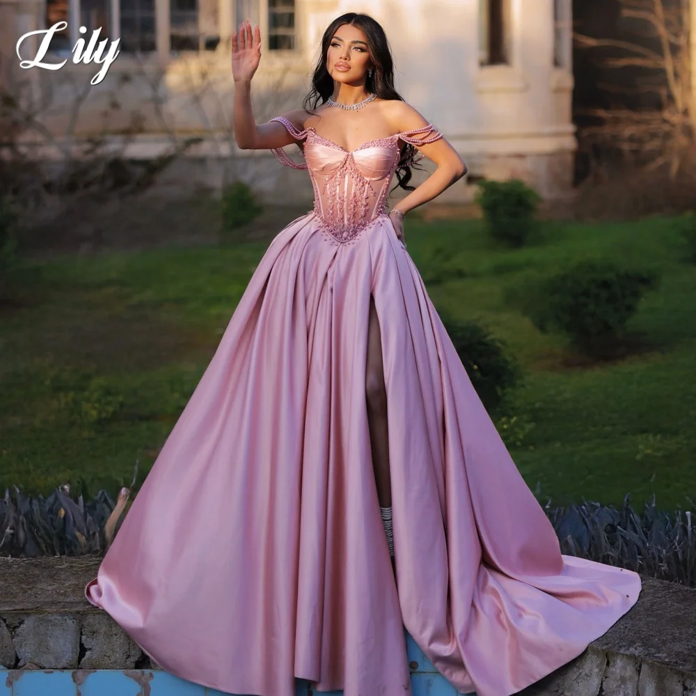 Лило-розовое платье 프롬 드레 для выпускного вечера с открытыми плечами, вечернее платье трапециевидной формы с разрезом и складками, торжественное платье для женщин по индивидуальному заказу
Лило-розовое платье 프롬 드레 для выпускного вечера с открытыми плечами, вечернее платье трапециевидной формы с разрезом и складками, торжественное платье для женщин по индивидуальному заказу