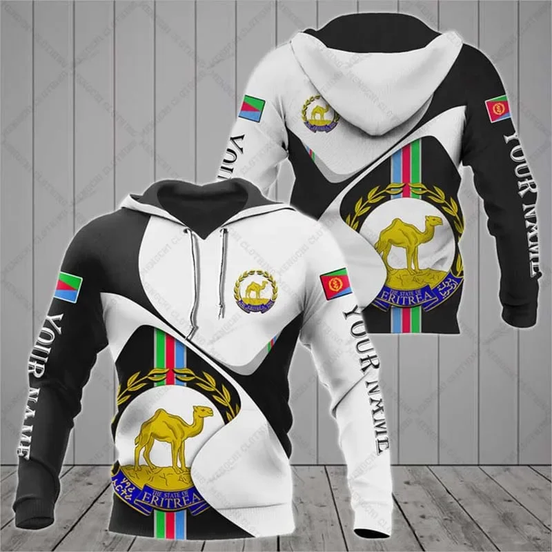 Customized Eritrea Emblem Graphic Unisex Hoodies Loose Sweatshirts Casual Pullover Winter Daily Clothes Oversize Streetwear
Customized Eritrea Emblem Graphic Unisex Hoodies Loose Sweatshirts Casual Pullover Winter Daily Clothes Oversize Streetwear