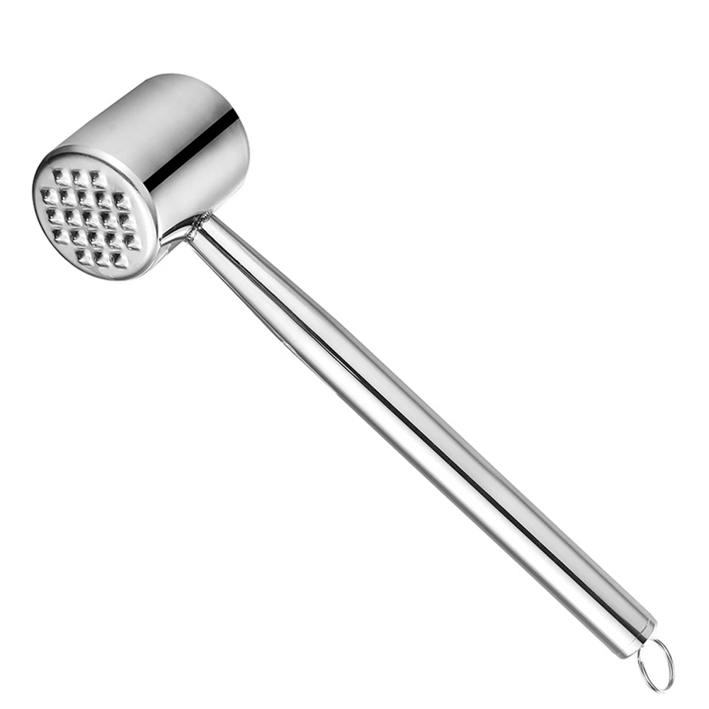 Stainless Steel Steak Tenderizer Home Use Meat Hammer, 26.5*5.2*6.7cm Meat Hammer Kitchen Tool Accessories
Stainless Steel Steak Tenderizer Home Use Meat Hammer, 26.5*5.2*6.7cm Meat Hammer Kitchen Tool Accessories