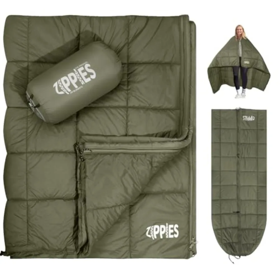 3M Thinsulate Insulation Puffy Camping Blanket for Cold Weather Queen Size Warm Camping Quilt with Zipper Waterproof Outdoor Sl
3M Thinsulate Insulation Puffy Camping Blanket for Cold Weather Queen Size Warm Camping Quilt with Zipper Waterproof Outdoor Sl