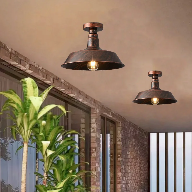 American Retro Industrial Light Design Round Iron Ceiling Lamp Dining Room Study E27 Ceiling Light Living Room Lighting
American Retro Industrial Light Design Round Iron Ceiling Lamp Dining Room Study E27 Ceiling Light Living Room Lighting
