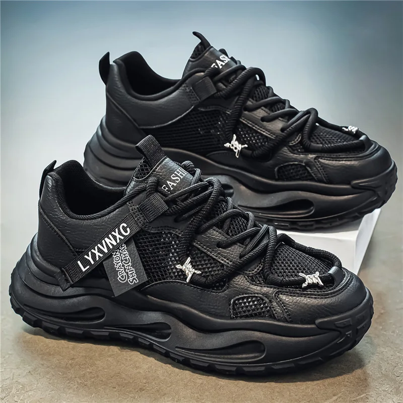 Men's Summer 2026 New Thick soled Mesh Breathable Anti slip Running Thick soled Sports and Leisure Shoes
Men's Summer 2026 New Thick soled Mesh Breathable Anti slip Running Thick soled Sports and Leisure Shoes