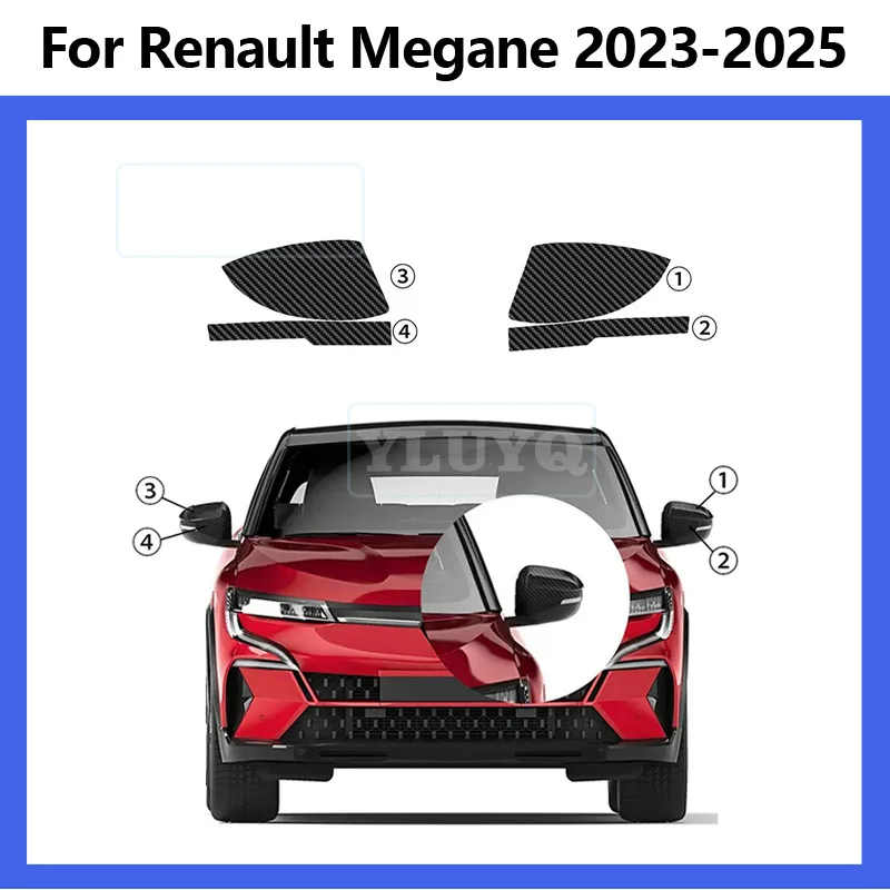 For Renault Megane 2023 2024 2025 Car B C Pillars Rearview Protection Film Clear Black Anti-scratch TPU PPF Pre-cut Sticker
For Renault Megane 2023 2024 2025 Car B C Pillars Rearview Protection Film Clear Black Anti-scratch TPU PPF Pre-cut Sticker