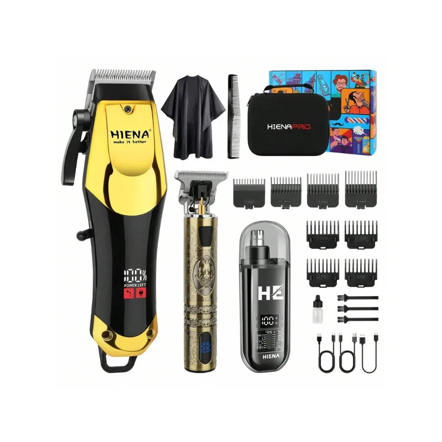 【New Style】Professional Hair Clippers and Cordless Hair Clippers for Men, Rechargeable Trimmer Set and Tool Kit
【New Style】Professional Hair Clippers and Cordless Hair Clippers for Men, Rechargeable Trimmer Set and Tool Kit