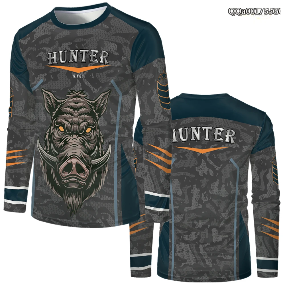 Camouflage 3D Printed Hunting Suit Outdoor Sports Quick Dry Breathable Tops Men's O-Neck Long Sleeve T-shirt Father's Day Gifts
Camouflage 3D Printed Hunting Suit Outdoor Sports Quick Dry Breathable Tops Men's O-Neck Long Sleeve T-shirt Father's Day Gifts