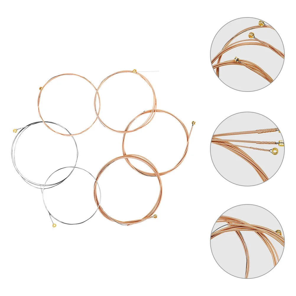 6 Pcs Guitar String Supply Folk Parts Replacement Accessory and Accessories Ballad
6 Pcs Guitar String Supply Folk Parts Replacement Accessory and Accessories Ballad