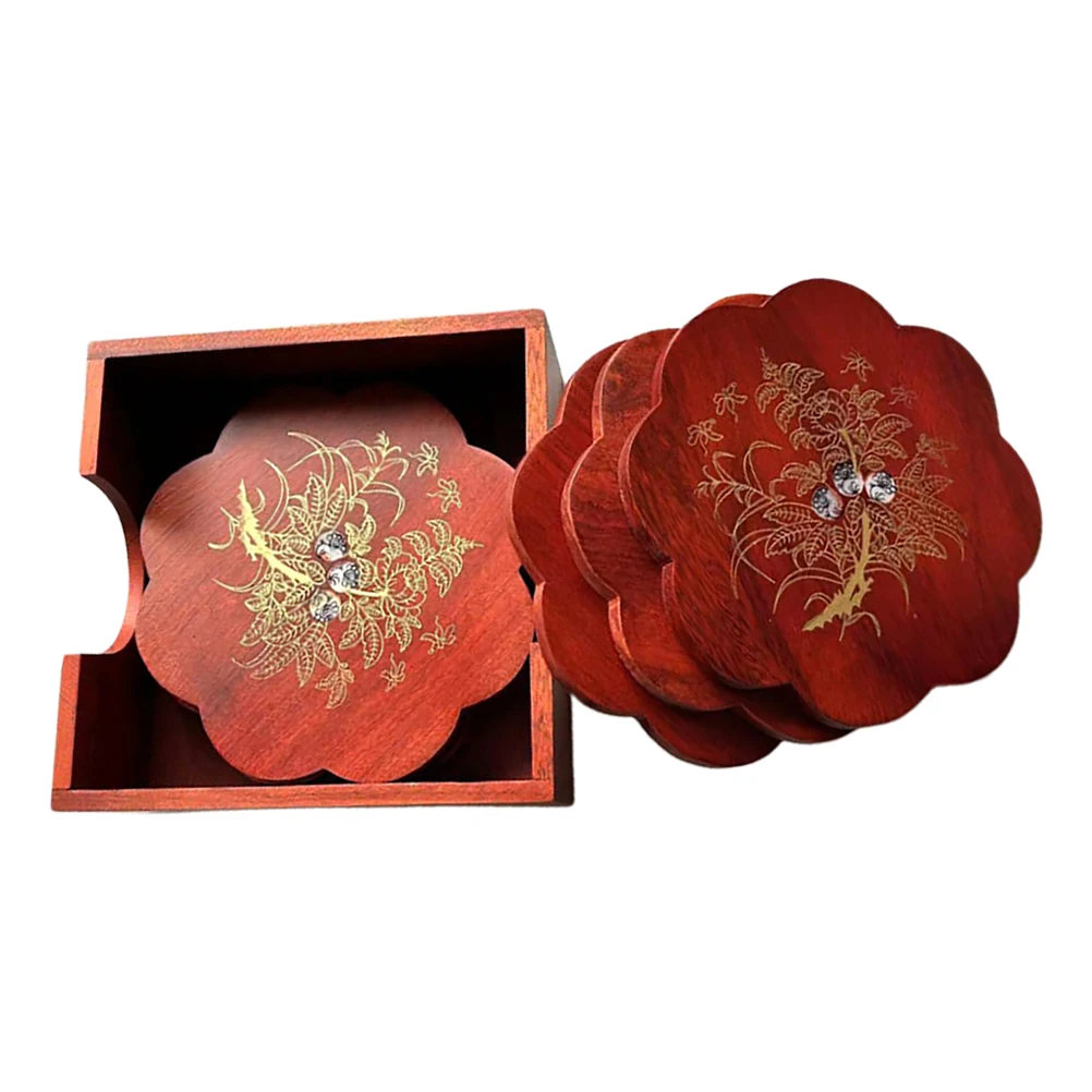 Vietnamese Pot Coasters Set Wood Trivets Hot Pad Holder Easy Clean Insulated Desk Cup Coasters Table Mats Storage Box
Vietnamese Pot Coasters Set Wood Trivets Hot Pad Holder Easy Clean Insulated Desk Cup Coasters Table Mats Storage Box