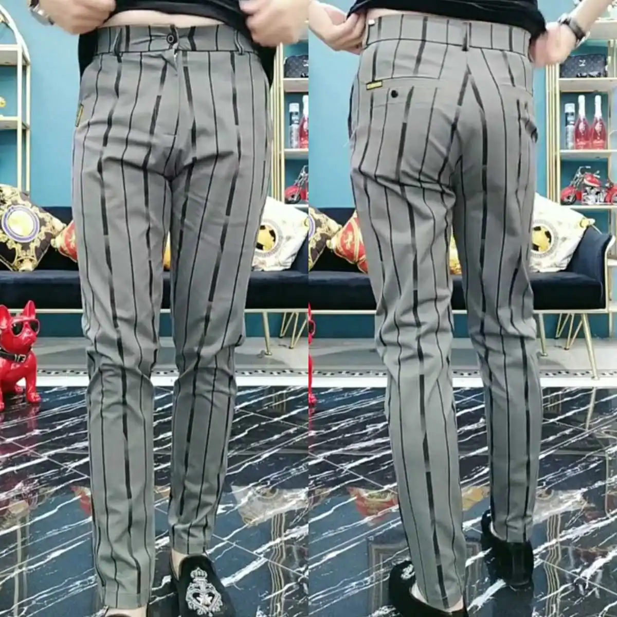 Мужские брюки Busin Casual в полоску, прямого кроя, удобные, модные, для весеннего сезона, молодежная одежда, с антибактериальной обработкой
Мужские брюки Busin Casual в полоску, прямого кроя, удобные, модные, для весеннего сезона, молодежная одежда, с антибактериальной обработкой