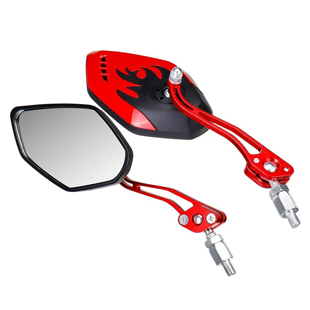 2PCS Screw Diameter 10mm / 8mm Side Mirrors for Motorcycle Scooter Rotation Motorcycle Rearview Mirrors Red
2PCS Screw Diameter 10mm / 8mm Side Mirrors for Motorcycle Scooter Rotation Motorcycle Rearview Mirrors Red