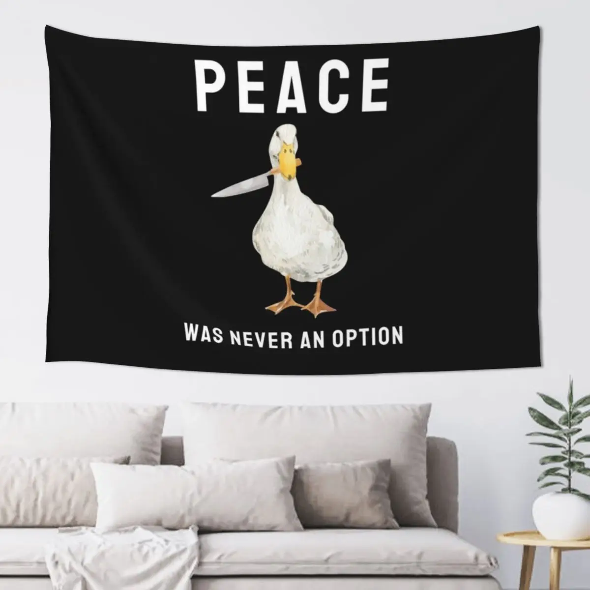 Duck with a knife Tapestry Room Decorations Aesthetic Decoration Home Decorations For Room Wallpaper Tapestry
Duck with a knife Tapestry Room Decorations Aesthetic Decoration Home Decorations For Room Wallpaper Tapestry
