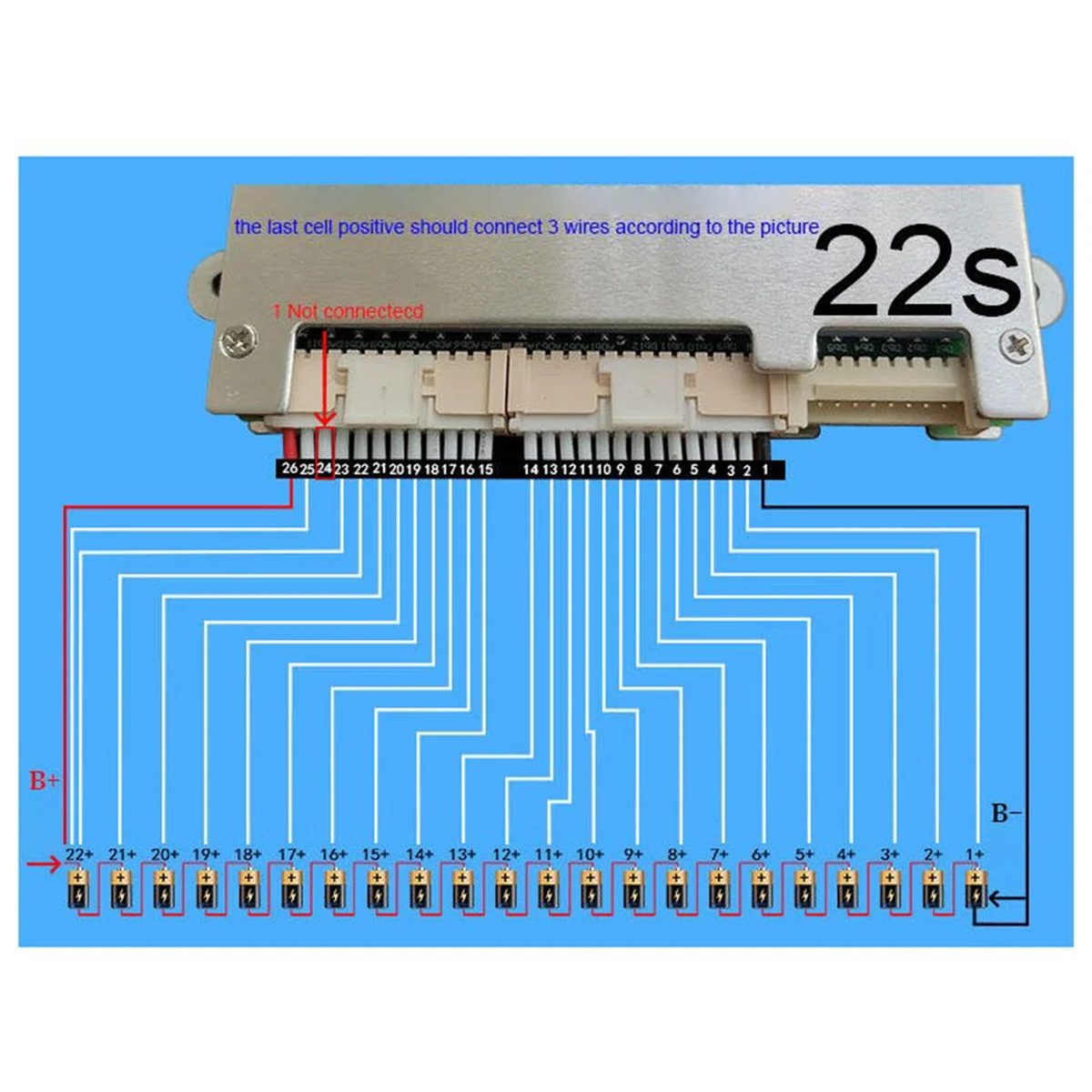 Smart 8S to 22S ANT BMS Li-Ion LiFePo4 LTO Battery 130A Lithium Battery Intelligent Protection Board1
Smart 8S to 22S ANT BMS Li-Ion LiFePo4 LTO Battery 130A Lithium Battery Intelligent Protection Board1