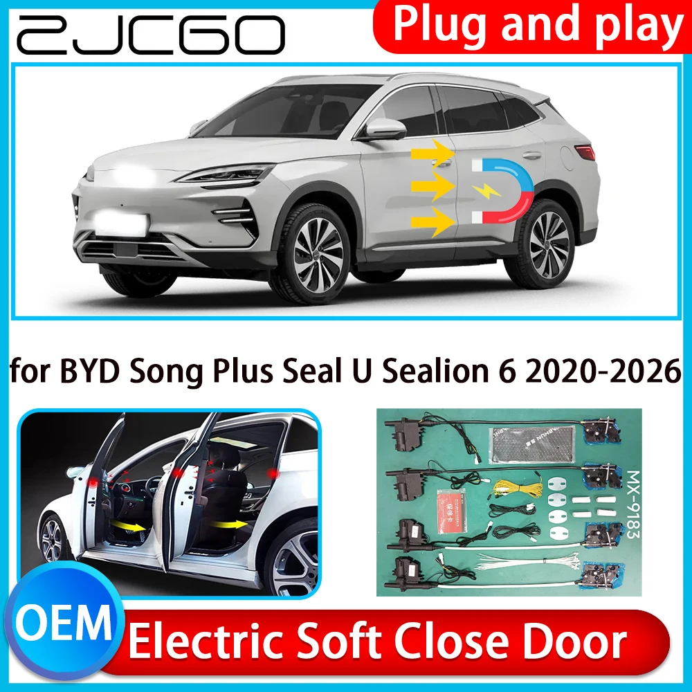 for BYD Song Plus Seal U Sealion 6 2020-2026 Auto Pull Soft Close Door Kit Power Latch Electric Door Catch Soft Closing Assist
for BYD Song Plus Seal U Sealion 6 2020-2026 Auto Pull Soft Close Door Kit Power Latch Electric Door Catch Soft Closing Assist