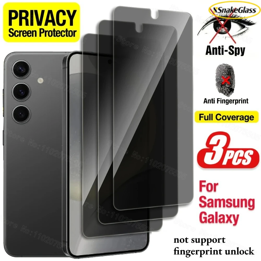 3Pcs Privacy Screen Protectors For Samsung S26 Ultra/Plus S25 S24 S23 S22 S21 S20 S25 Ultra/Plus/FE S10 5G S9 S8 Tempered Glass
3Pcs Privacy Screen Protectors For Samsung S26 Ultra/Plus S25 S24 S23 S22 S21 S20 S25 Ultra/Plus/FE S10 5G S9 S8 Tempered Glass