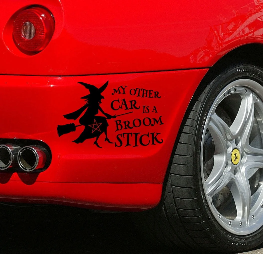 For My Other Car is a Broomstick Gloss Vinyl Decal | Silly Stickers for Witches Styling
For My Other Car is a Broomstick Gloss Vinyl Decal | Silly Stickers for Witches Styling