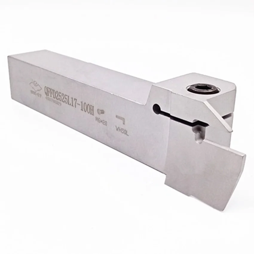 QFFD2525R17-100H/QFFD2525L17-100H/QFFD2525R17-100L/QFFD2525L17-100L ZCC.CT End face Cut Off Grooving Turning Tools For ZTFD0303
QFFD2525R17-100H/QFFD2525L17-100H/QFFD2525R17-100L/QFFD2525L17-100L ZCC.CT End face Cut Off Grooving Turning Tools For ZTFD0303