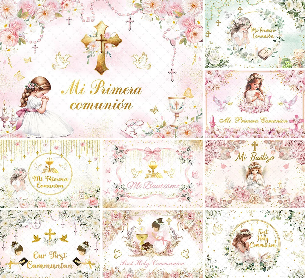 Mehofond Photography Background First Communion Baptism God Bless Baby Girl Birthday Party Portrait Decor Backdrop Photo Studio
Mehofond Photography Background First Communion Baptism God Bless Baby Girl Birthday Party Portrait Decor Backdrop Photo Studio