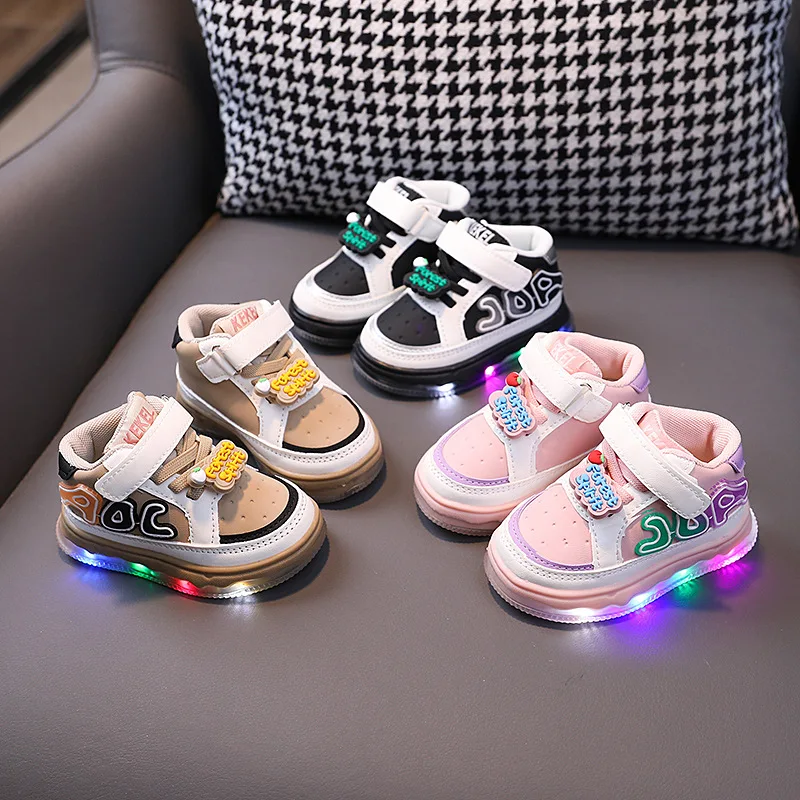 LED Children Sports Shoes Sound Activated Lights Flexible Sole Breathable Design for Running Dancing Fun
LED Children Sports Shoes Sound Activated Lights Flexible Sole Breathable Design for Running Dancing Fun