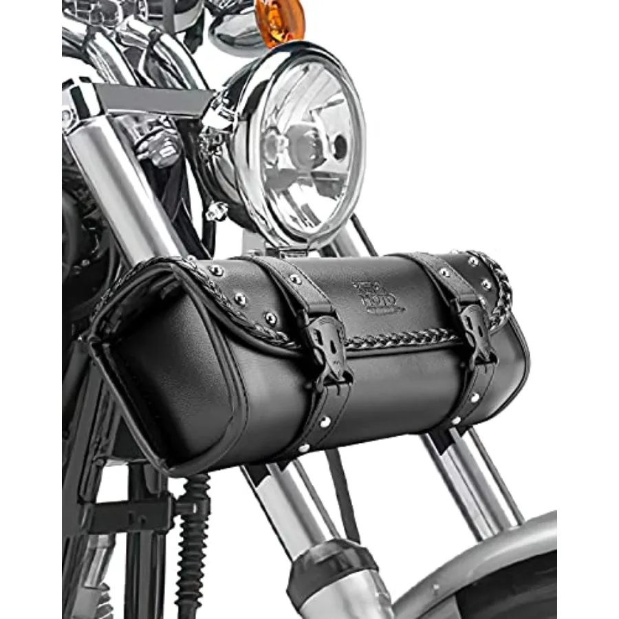 Motorcycle Tool Fork Bag PU Leather Universal Saddlebag for Front Fork Handlebar Sissybar Storage Pouch Motorcycle Roll Bag
Motorcycle Tool Fork Bag PU Leather Universal Saddlebag for Front Fork Handlebar Sissybar Storage Pouch Motorcycle Roll Bag