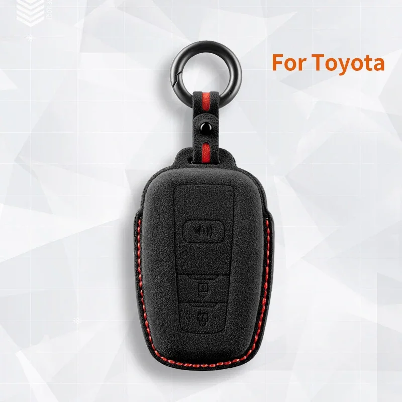 For Toyota CHR Camry Corolla RAV4 Highlander C-HR Prius Land Cruiser Prado Suede Car Key Case Shell 2/3/4 Buttons Key Fob
For Toyota CHR Camry Corolla RAV4 Highlander C-HR Prius Land Cruiser Prado Suede Car Key Case Shell 2/3/4 Buttons Key Fob