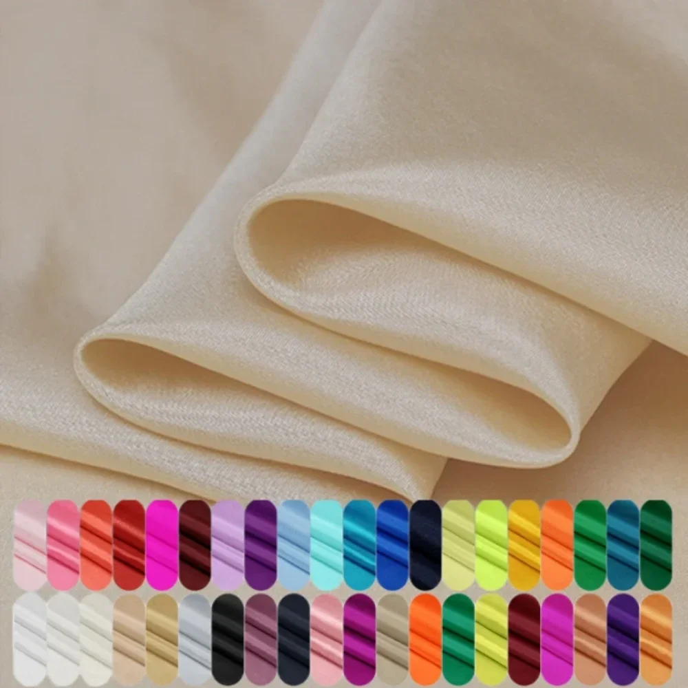 Pure Silk Habotai Fabric Brand Fashion Design Clothing Spring Summer Shirt for Dress Soft Cloth by the Meter Diy Sewing Material
Pure Silk Habotai Fabric Brand Fashion Design Clothing Spring Summer Shirt for Dress Soft Cloth by the Meter Diy Sewing Material
