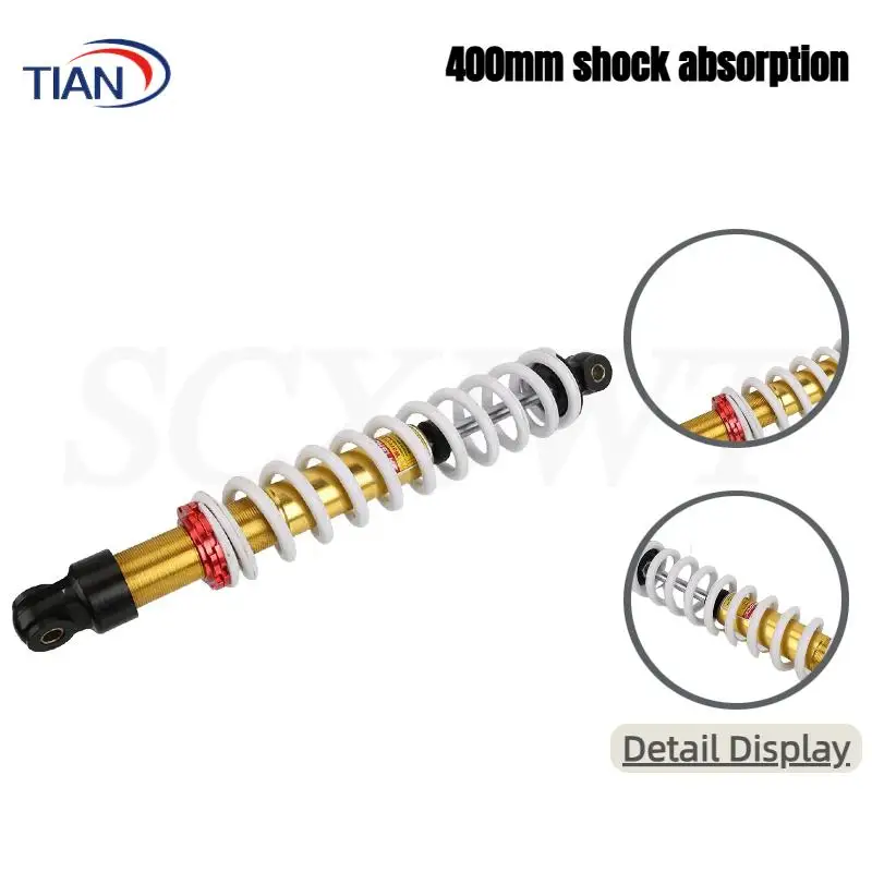 Go Kart Four Wheel UTV & Buggy - High-Quality Suspension Component for Smooth Ride 40cm Rear Shock Absorber for ATV Parts
Go Kart Four Wheel UTV & Buggy - High-Quality Suspension Component for Smooth Ride 40cm Rear Shock Absorber for ATV Parts