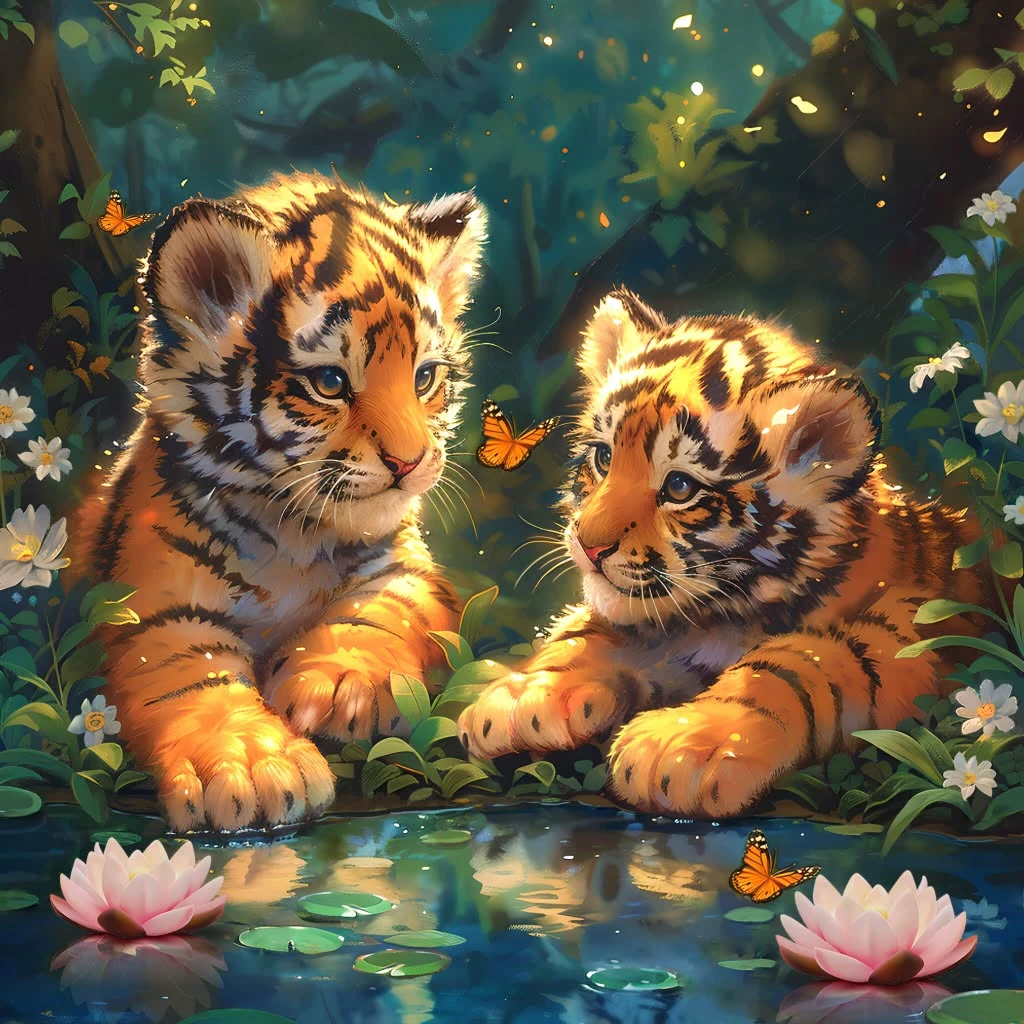 500PCS/1024 PCS Jigsaw Puzzles Adorable Tiger Cub Animal Relaxing Family Activity Games for Living Room Home Decor Gift
500PCS/1024 PCS Jigsaw Puzzles Adorable Tiger Cub Animal Relaxing Family Activity Games for Living Room Home Decor Gift