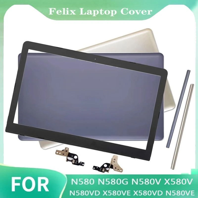 New For N580 N580G N580V X580V N580VD X580VE X580VD N580VE LCD Back Cover Bezel Frame Hinges Plastic Shell
New For N580 N580G N580V X580V N580VD X580VE X580VD N580VE LCD Back Cover Bezel Frame Hinges Plastic Shell