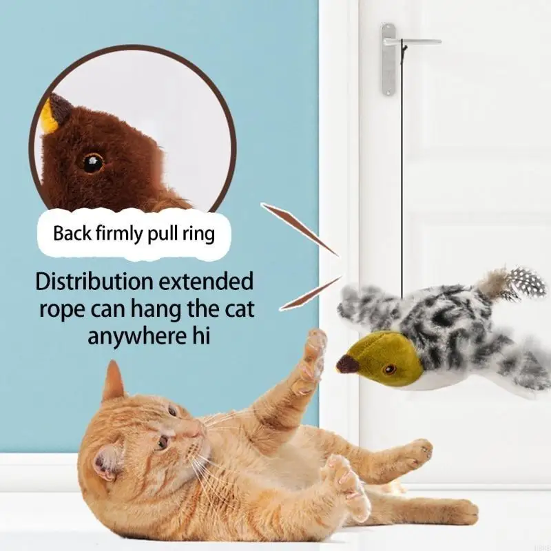 H8WB Тихая работа Автоматическая игрушка для кошек Электрическая имитация птицы Плюшевая игрушка для использования в помещении
H8WB Тихая работа Автоматическая игрушка для кошек Электрическая имитация птицы Плюшевая игрушка для использования в помещении