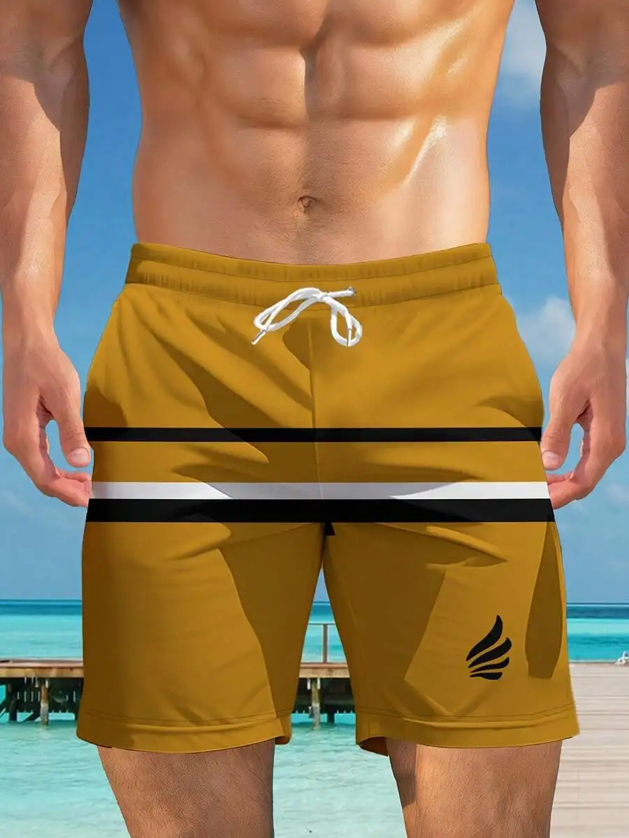 3D Printed Quick Dry Swim Trunks With Adjustable Drawstring For Men
3D Printed Quick Dry Swim Trunks With Adjustable Drawstring For Men