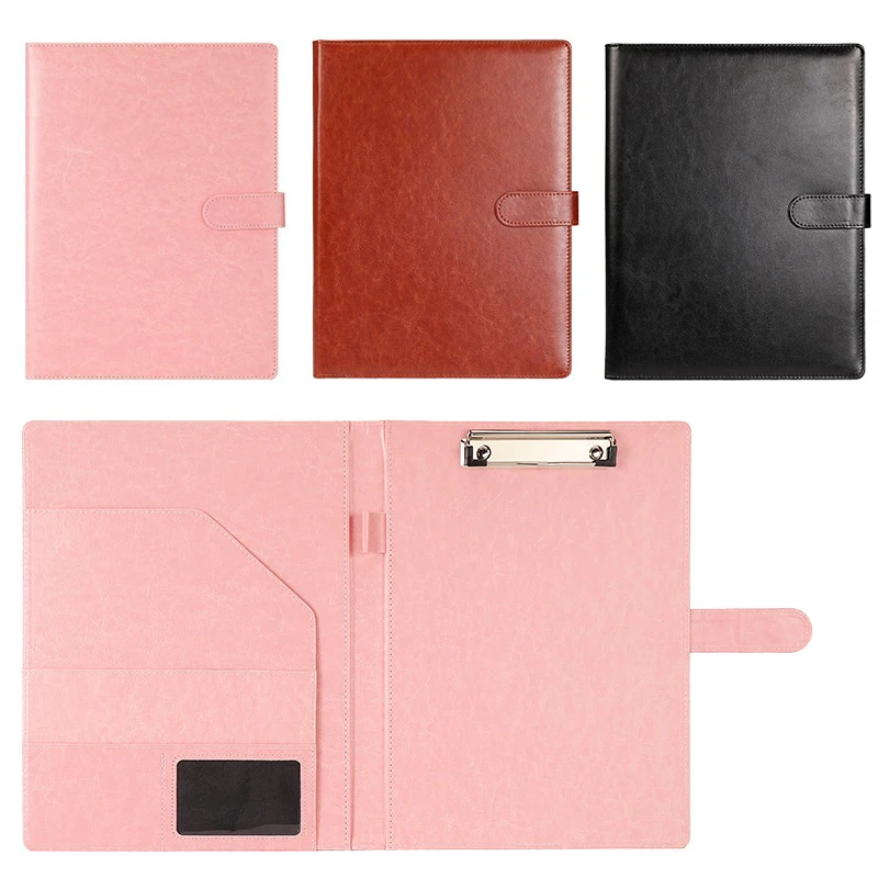 A5 / A4 PU Leather Padfolio File Folder for Documents Organizer Business Contract Writing Clipboard Clamp Office School Supply
A5 / A4 PU Leather Padfolio File Folder for Documents Organizer Business Contract Writing Clipboard Clamp Office School Supply
