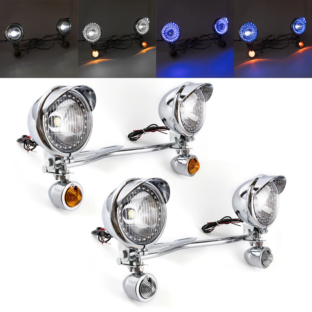 12V Universal Motorcycle Headlight Passing Fog Light Lamp Front Mounts Holder For Kawasaki Vulcan 500 Vulcan Classic VN900 2011
12V Universal Motorcycle Headlight Passing Fog Light Lamp Front Mounts Holder For Kawasaki Vulcan 500 Vulcan Classic VN900 2011