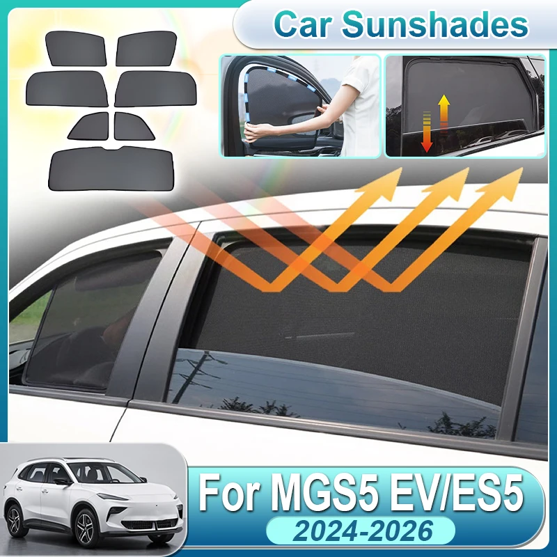 For MGS5 EV 2025 2024 2026 MG ES5 ES34 Anti-UV Car Side Window Sunshade Mesh Windshield Foldable Sun Visor Cover Car Accessories
For MGS5 EV 2025 2024 2026 MG ES5 ES34 Anti-UV Car Side Window Sunshade Mesh Windshield Foldable Sun Visor Cover Car Accessories