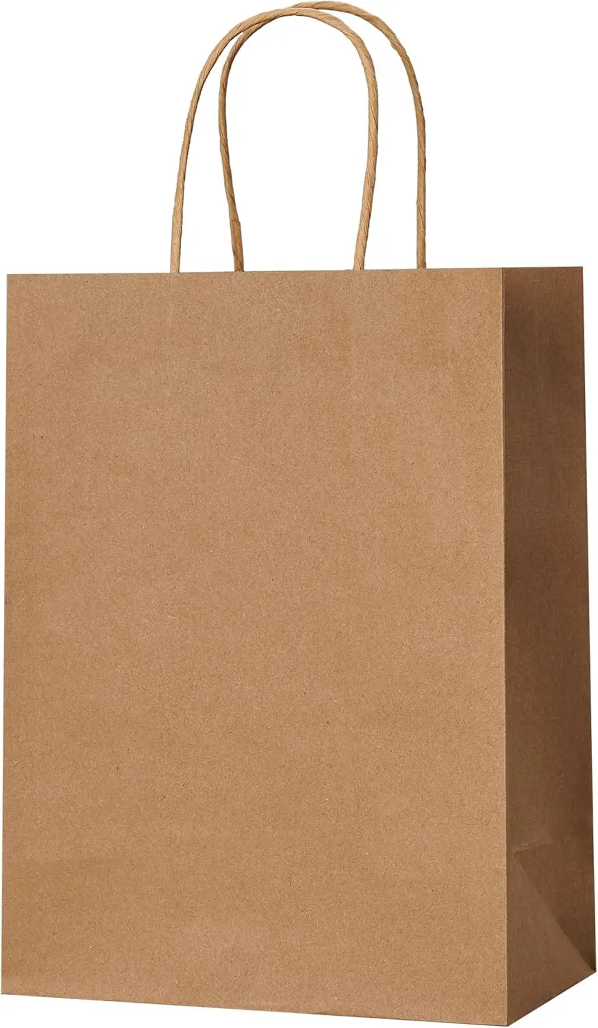 Kraft Paper Gift Bags with Handles 100 Pack, 8x4.5x10.8 inch Brown Paper Bags, Recyclable Shopping Bags for Retail Grocery Party
Kraft Paper Gift Bags with Handles 100 Pack, 8x4.5x10.8 inch Brown Paper Bags, Recyclable Shopping Bags for Retail Grocery Party
