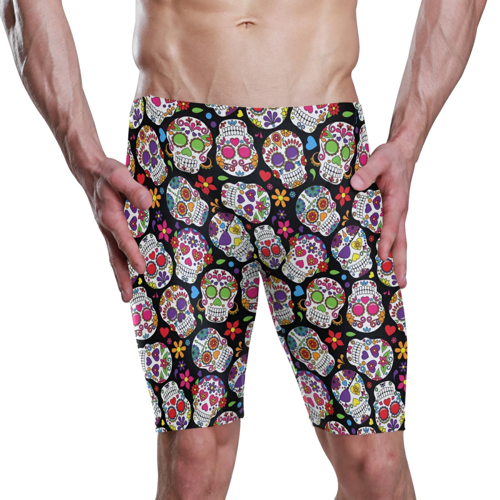2022 NEW Professional Men Competitive Swim Trunks Swimwear Men Brand skull print Jammer Swimsuit MEN'S swimming jammer
2022 NEW Professional Men Competitive Swim Trunks Swimwear Men Brand skull print Jammer Swimsuit MEN'S swimming jammer