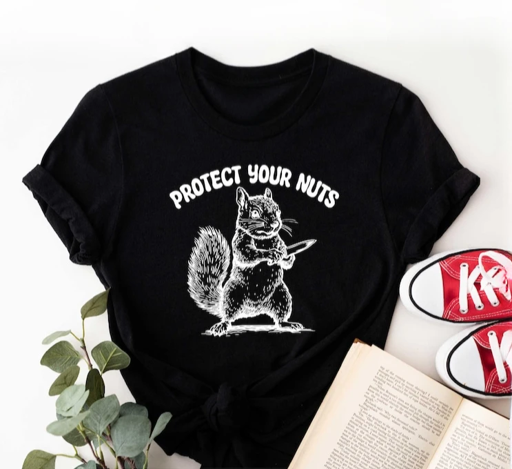 Protect Your Nuts Squirrel Sweatshirt Sarcastic Funny Printed Tshirt Hilarious Saying Squirrel Sweatshirt Animal Gift for Her
Protect Your Nuts Squirrel Sweatshirt Sarcastic Funny Printed Tshirt Hilarious Saying Squirrel Sweatshirt Animal Gift for Her