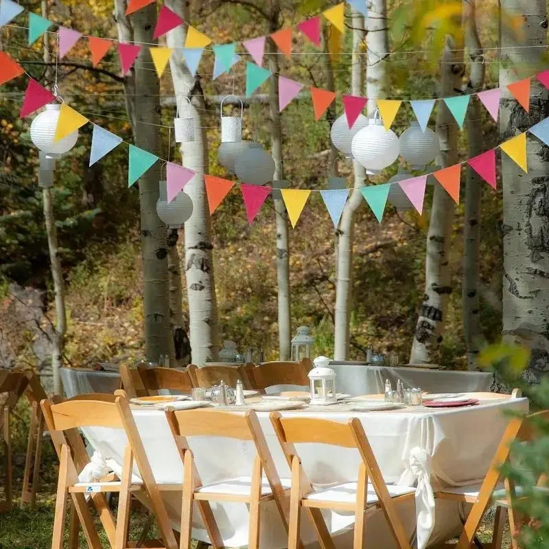 Colorful Fabric Garlands Christmas Bunting Pendant Flag Christmas Tree Table Cutlery Rack Birthday Home Party Hanging Decoration
Colorful Fabric Garlands Christmas Bunting Pendant Flag Christmas Tree Table Cutlery Rack Birthday Home Party Hanging Decoration