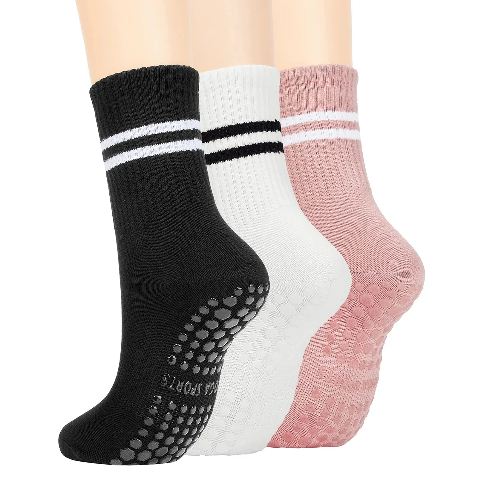 3 Pairs women Yoga Socks Compression socks Professional Non-slip Silicone Fitness Floor Socks Dance Pilates Sports Socks
3 Pairs women Yoga Socks Compression socks Professional Non-slip Silicone Fitness Floor Socks Dance Pilates Sports Socks