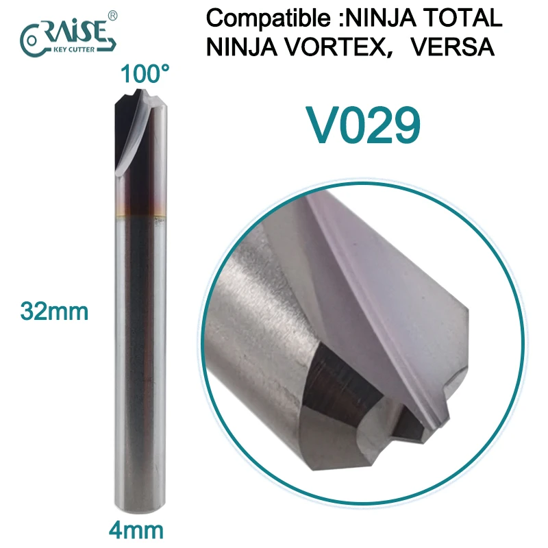 Фреза RAISE V029M, совместимая с KEYLINE V029 KEYLINE NINJA TOTAL NINJA VORTEX VERSA, машина для копирования ключей
Фреза RAISE V029M, совместимая с KEYLINE V029 KEYLINE NINJA TOTAL NINJA VORTEX VERSA, машина для копирования ключей