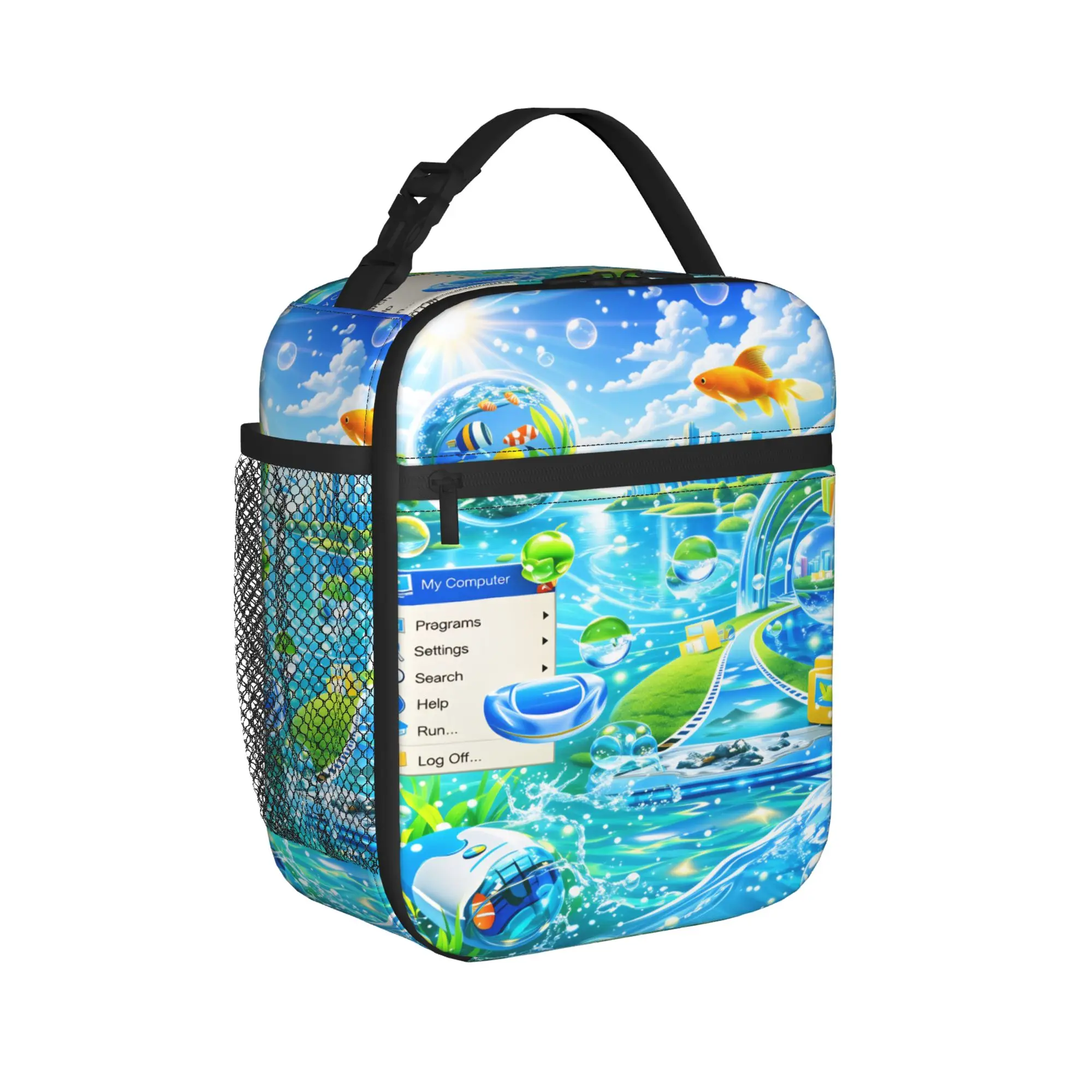 Frutiger Aero Lunch Bag Aesthetic Lunch Box Office Portable Zipper Thermal Lunch Bags For Child Oxford Print Cooler Bag
Frutiger Aero Lunch Bag Aesthetic Lunch Box Office Portable Zipper Thermal Lunch Bags For Child Oxford Print Cooler Bag