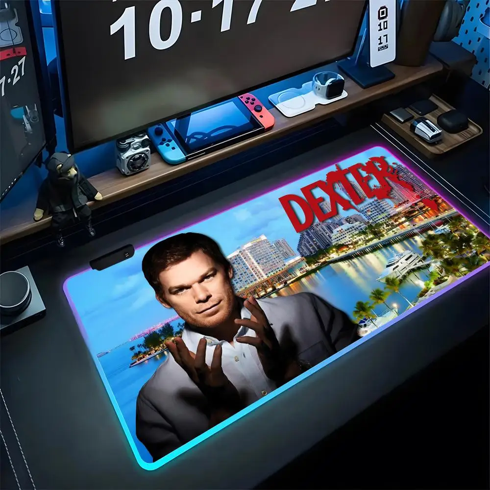 Dexter Mouse Pad Gaming Rgb Mousepad Backlit Keyboard Gamer Girl Xxl Trendy Laptop Mat Table Pads Deskpad
Dexter Mouse Pad Gaming Rgb Mousepad Backlit Keyboard Gamer Girl Xxl Trendy Laptop Mat Table Pads Deskpad