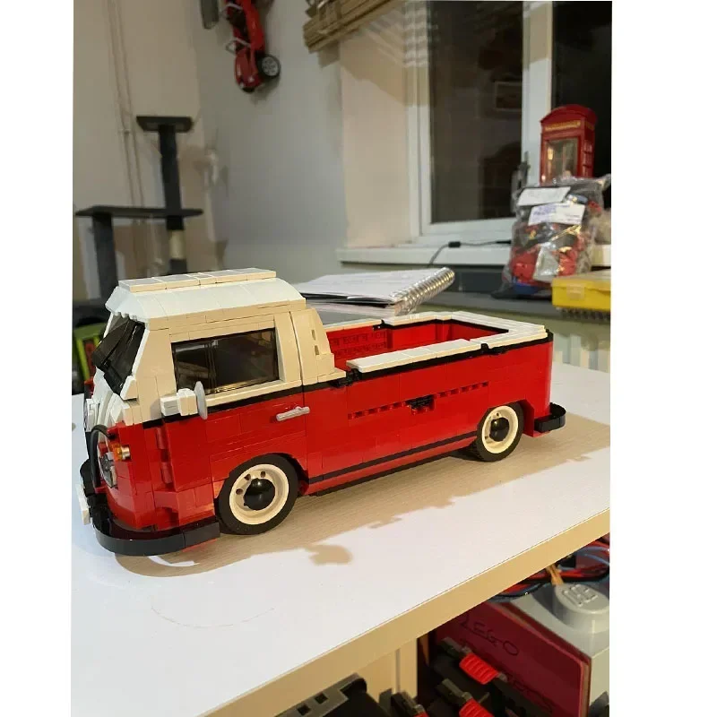 T1 Кемпер-грузовик, совместимый с новым пикапом MOC-2581, грузовой сборкой, модель сращивания строительного блока • 926 деталей, детская игрушка в подарок
T1 Кемпер-грузовик, совместимый с новым пикапом MOC-2581, грузовой сборкой, модель сращивания строительного блока • 926 деталей, детская игрушка в подарок
