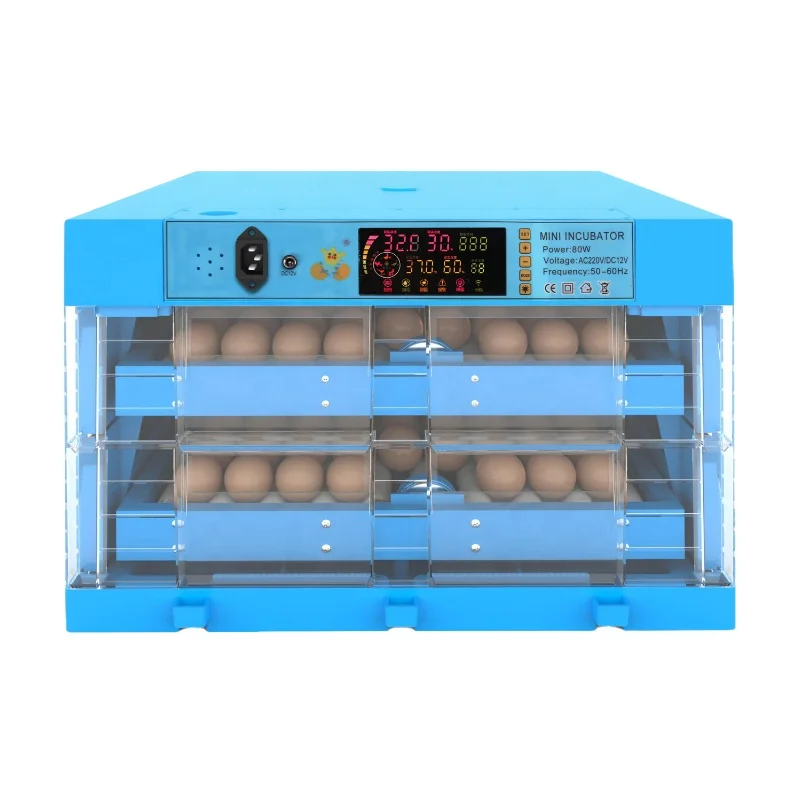 12v /110V/220V Automatic Mini Egg Incubator Chicken Egg Incubator for Sale 128 Eggs
12v /110V/220V Automatic Mini Egg Incubator Chicken Egg Incubator for Sale 128 Eggs