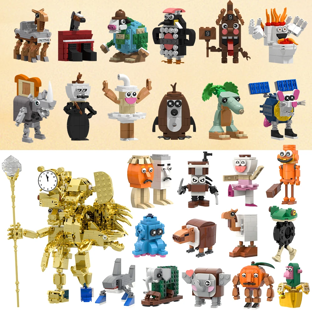 MOC 2025 Italian Brainrot Assembly Bricks Toys Tung Tung Sahur Tralalero Tralala Building Blocks for Child's Birthday Gifts
MOC 2025 Italian Brainrot Assembly Bricks Toys Tung Tung Sahur Tralalero Tralala Building Blocks for Child's Birthday Gifts