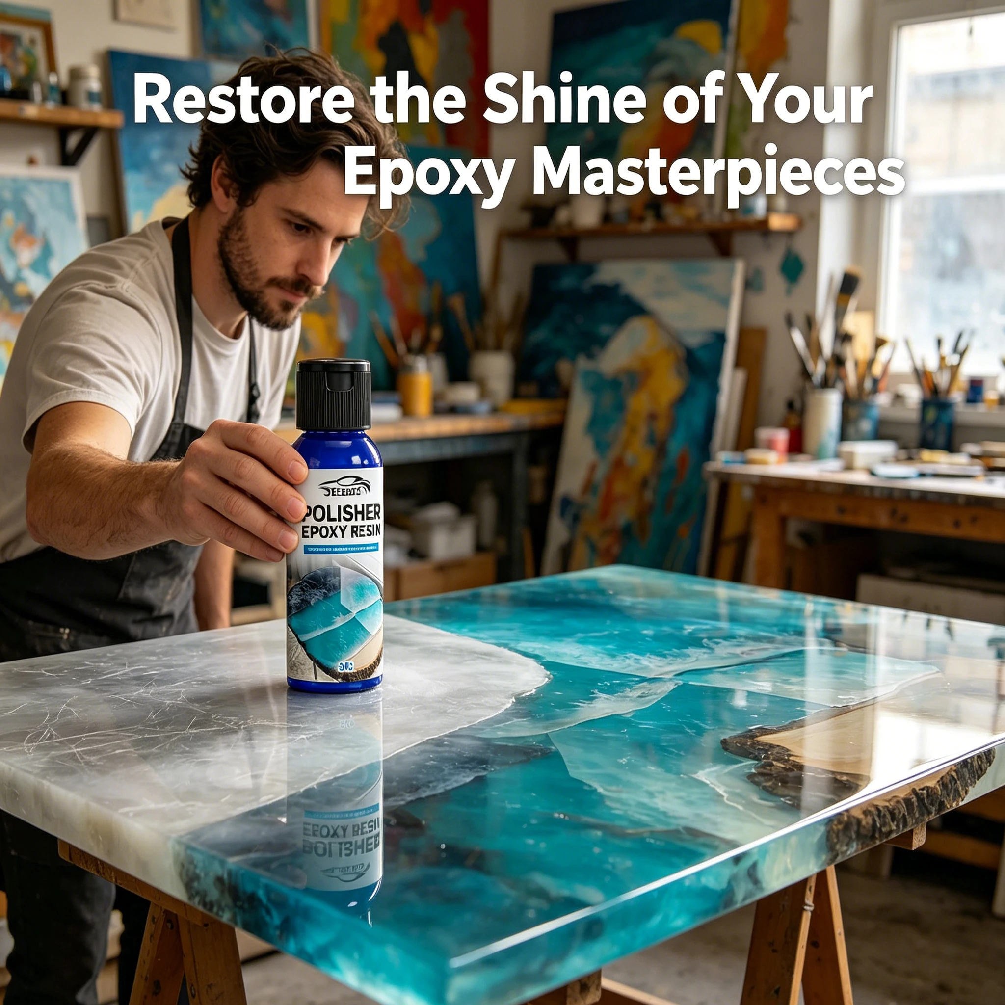 All Purpose Epoxy Surface Polishing Compound Hand Grinding Polishing Cream Effective Dullness Elimination Tiny Scratch Restore S
All Purpose Epoxy Surface Polishing Compound Hand Grinding Polishing Cream Effective Dullness Elimination Tiny Scratch Restore S