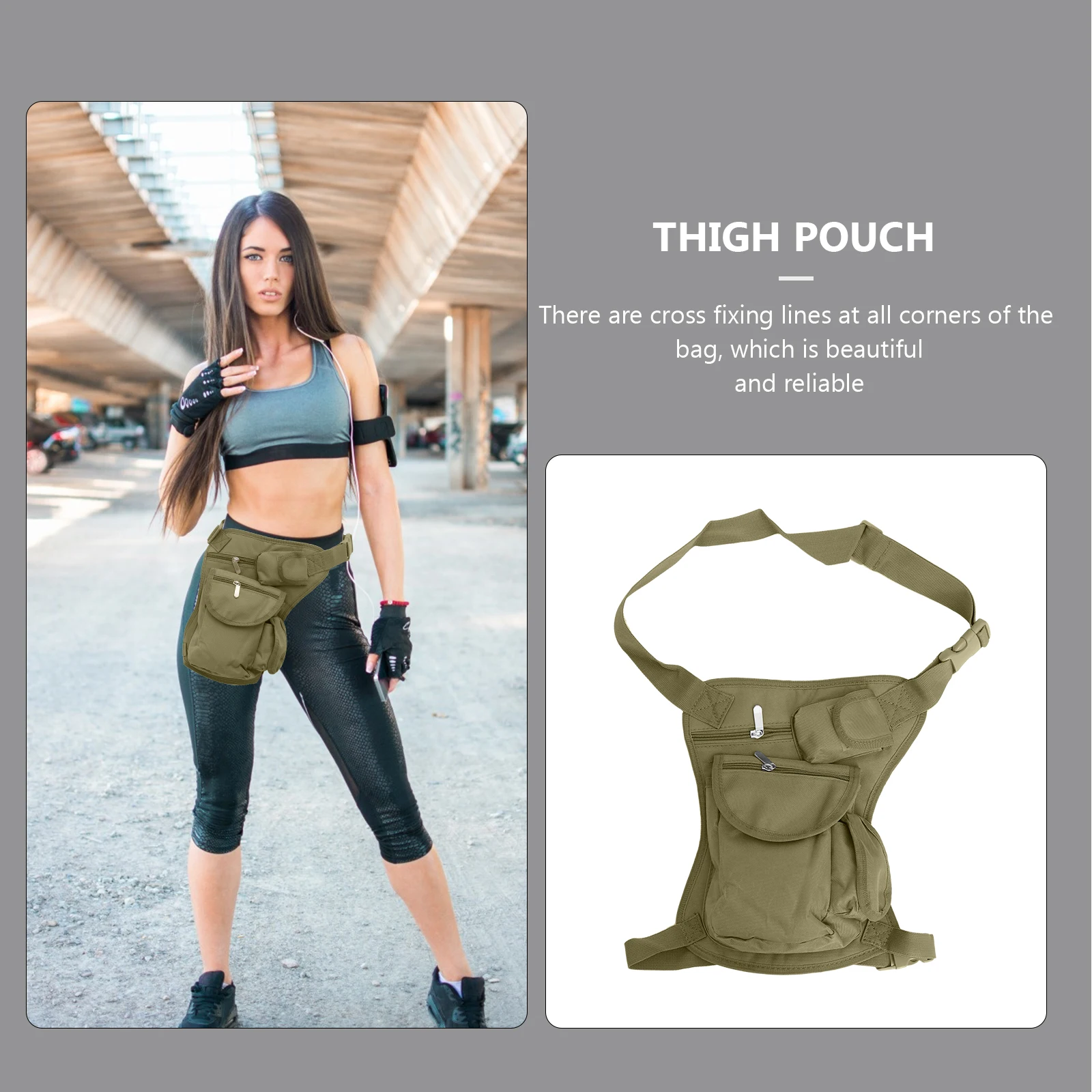 Tactical Leg 800D Oxford Cloth Multifunctional Waist Bag Hiking Leg Pocket Waterproof Pouch Thigh Travel Motorcycle Hunting
Tactical Leg 800D Oxford Cloth Multifunctional Waist Bag Hiking Leg Pocket Waterproof Pouch Thigh Travel Motorcycle Hunting