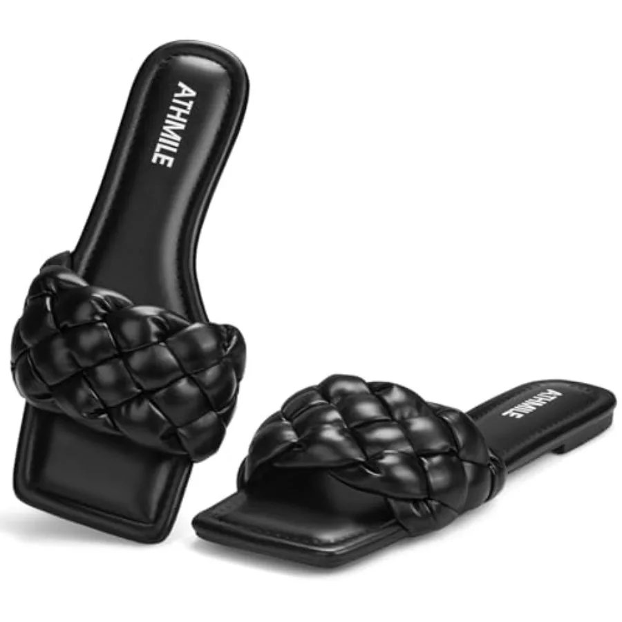 Braided Womens Sandals 202 Square Open Toe Fashion Slide Sandals Women Dressy Summer Flat Beach Size
Braided Womens Sandals 202 Square Open Toe Fashion Slide Sandals Women Dressy Summer Flat Beach Size