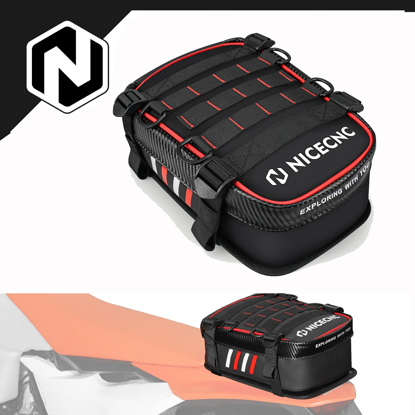 NICECNC Motorcycle Rear Fender Bag For KTM 690 Enduro R SMC R For Husqvarna 701 Enduro Expandable Capacity Rear Mudguard Pack
NICECNC Motorcycle Rear Fender Bag For KTM 690 Enduro R SMC R For Husqvarna 701 Enduro Expandable Capacity Rear Mudguard Pack