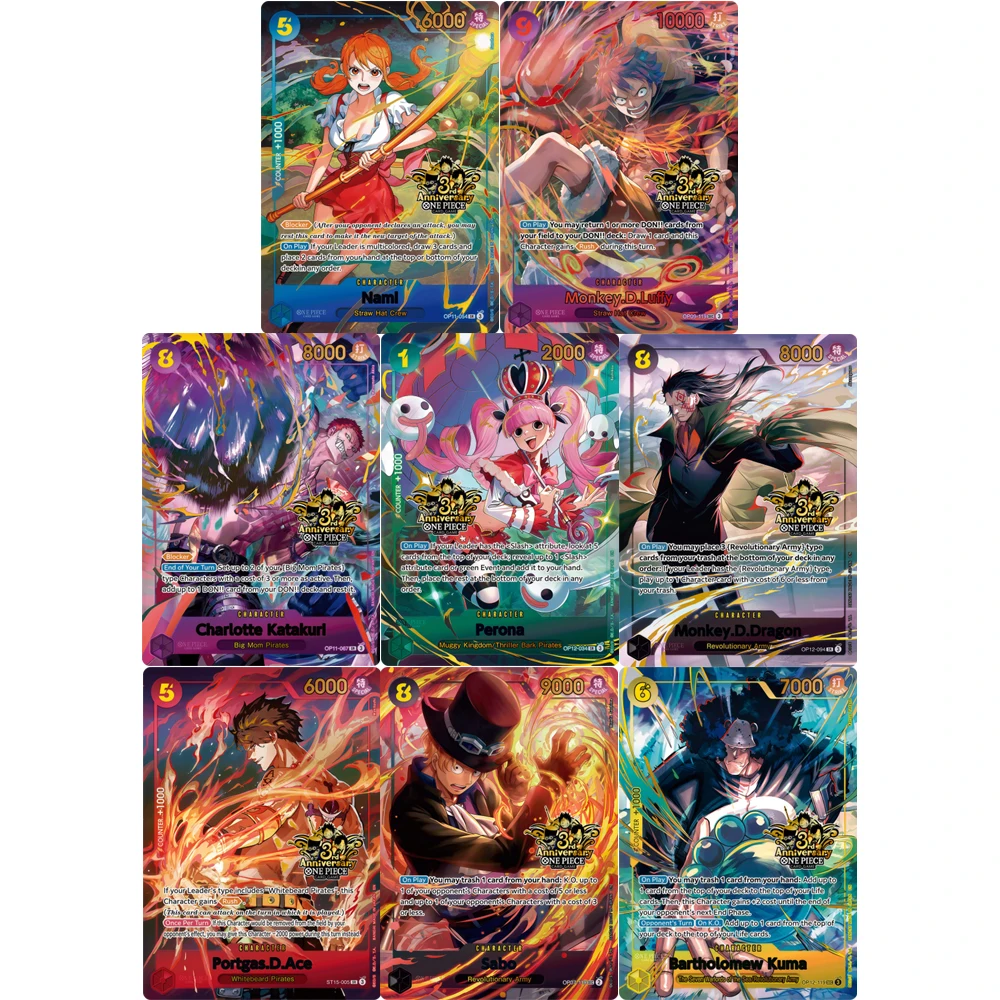 ONE PIECE Collection Cards Sabo Bartholemew Kuma Shanks OP12-119 DIY High Quality Self Made Game Anime Cards Gift Toy
ONE PIECE Collection Cards Sabo Bartholemew Kuma Shanks OP12-119 DIY High Quality Self Made Game Anime Cards Gift Toy