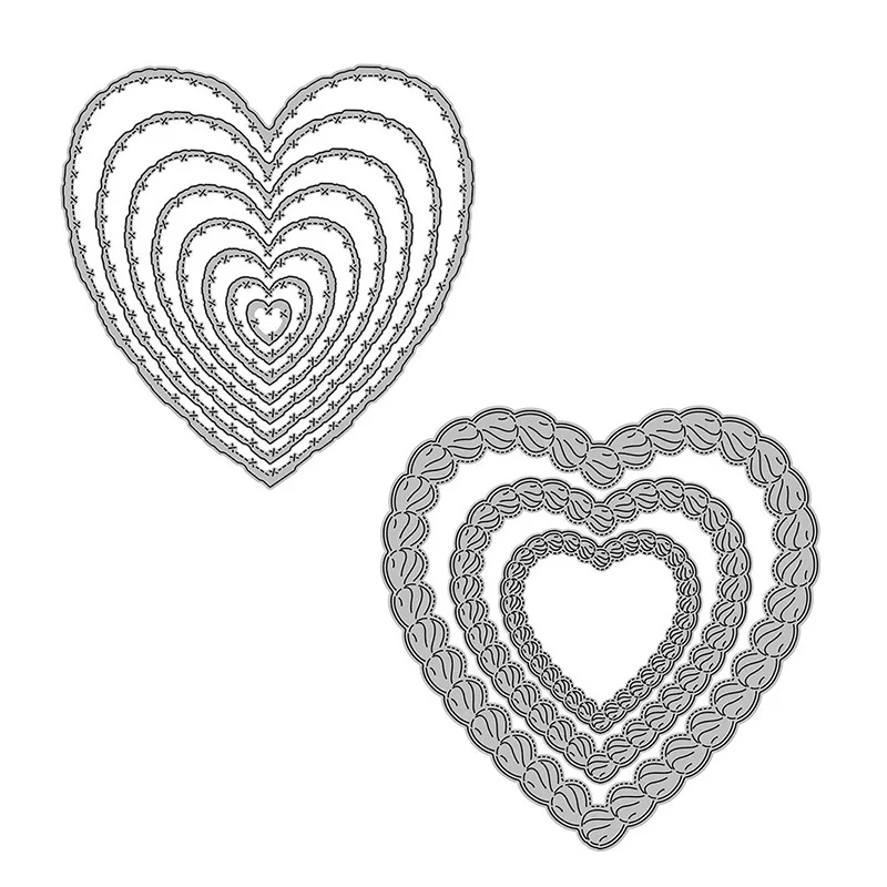 Metal Cutting Die Suitable For Valentine's Day DIY Scrapbook Album 3D Greeting Card Making Creative Heart Background 2022 New
Metal Cutting Die Suitable For Valentine's Day DIY Scrapbook Album 3D Greeting Card Making Creative Heart Background 2022 New