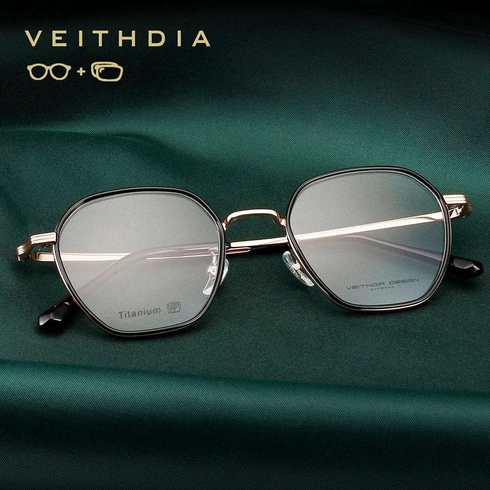 VEITHDIA Customize Titanium Progressive Prescription Glasses Photochromic Myopia Anti Blue Ray Eyeglasses Frame For Female P5037
VEITHDIA Customize Titanium Progressive Prescription Glasses Photochromic Myopia Anti Blue Ray Eyeglasses Frame For Female P5037